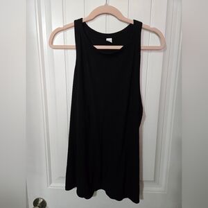 Old Navy Active Women's Black Racer Back Tank Top